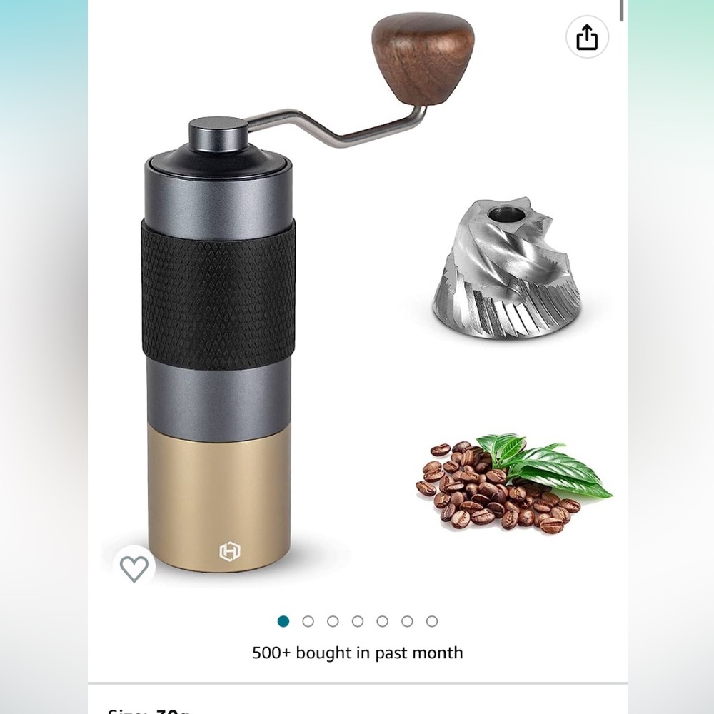 Manual coffee grinder